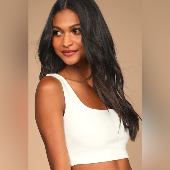 LULU’S Only Tonight Ivory Two-Piece Wide Leg Jumpsuit - Picture 2 of 6